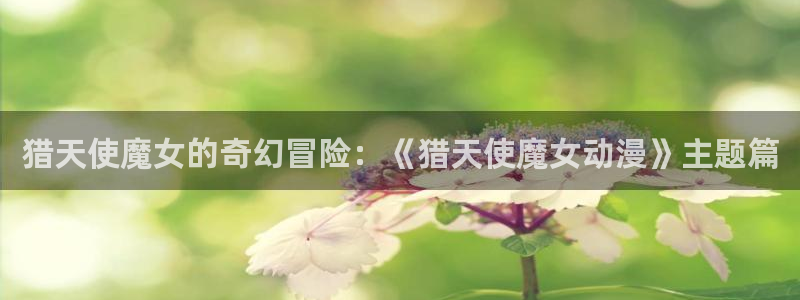 51动漫进入版本：猎天使魔女的奇幻冒险：《猎天使魔女动漫》主题篇